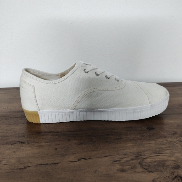 Classic White Canvas Sneakers - Picture 5 of 6